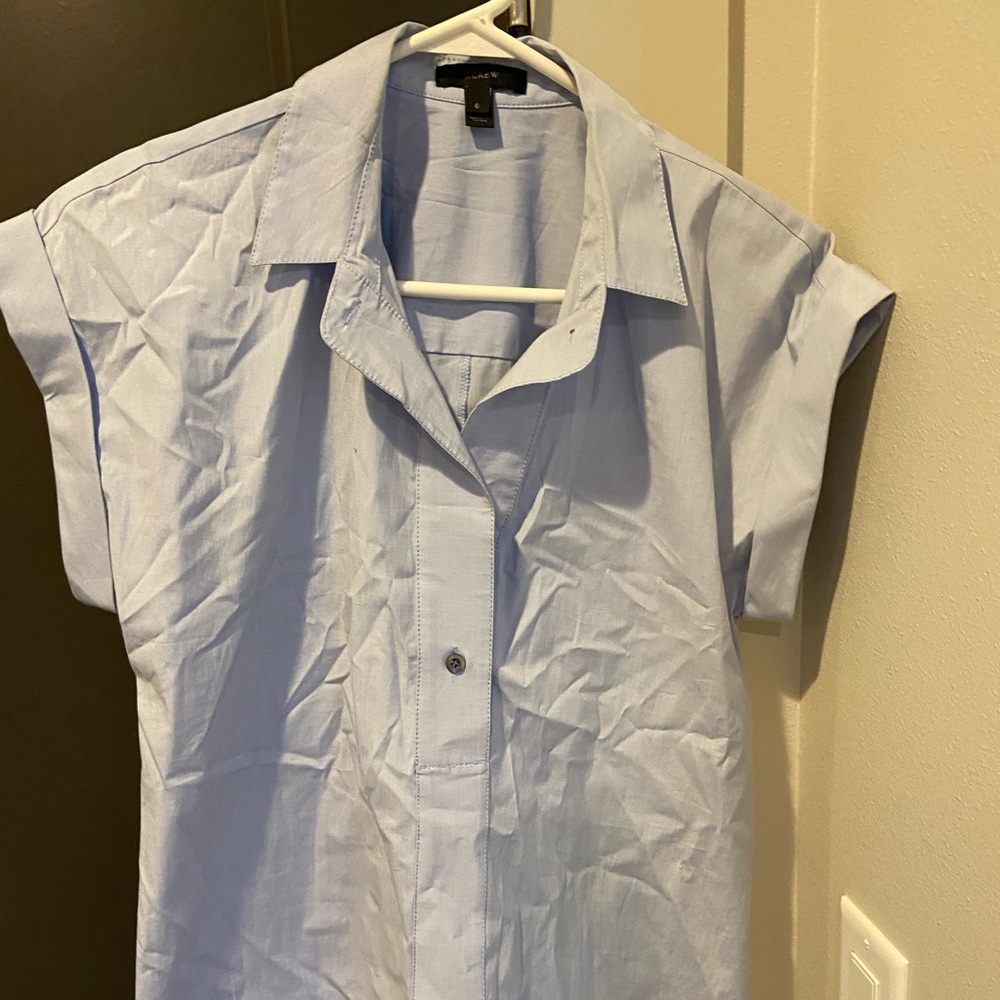 J crew popover blouse